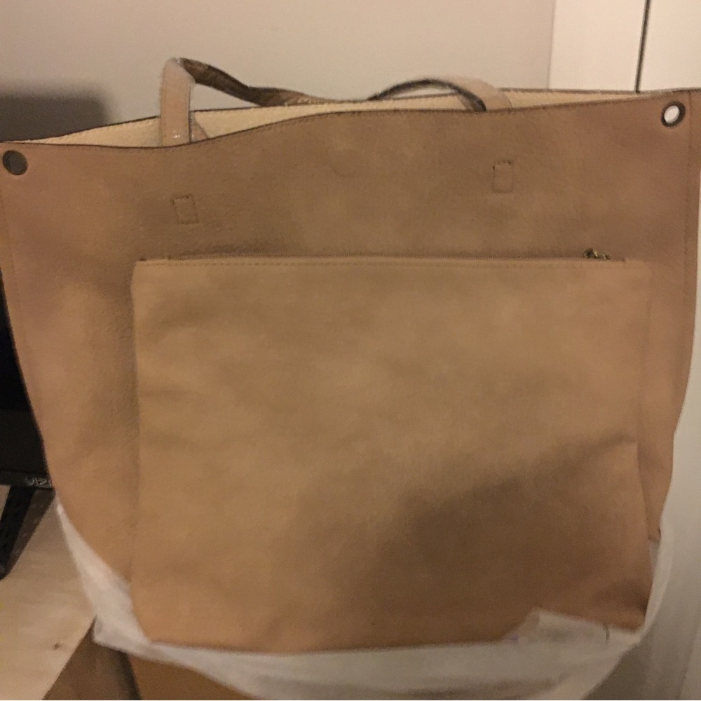 NWT Free People Faux Leather Tote